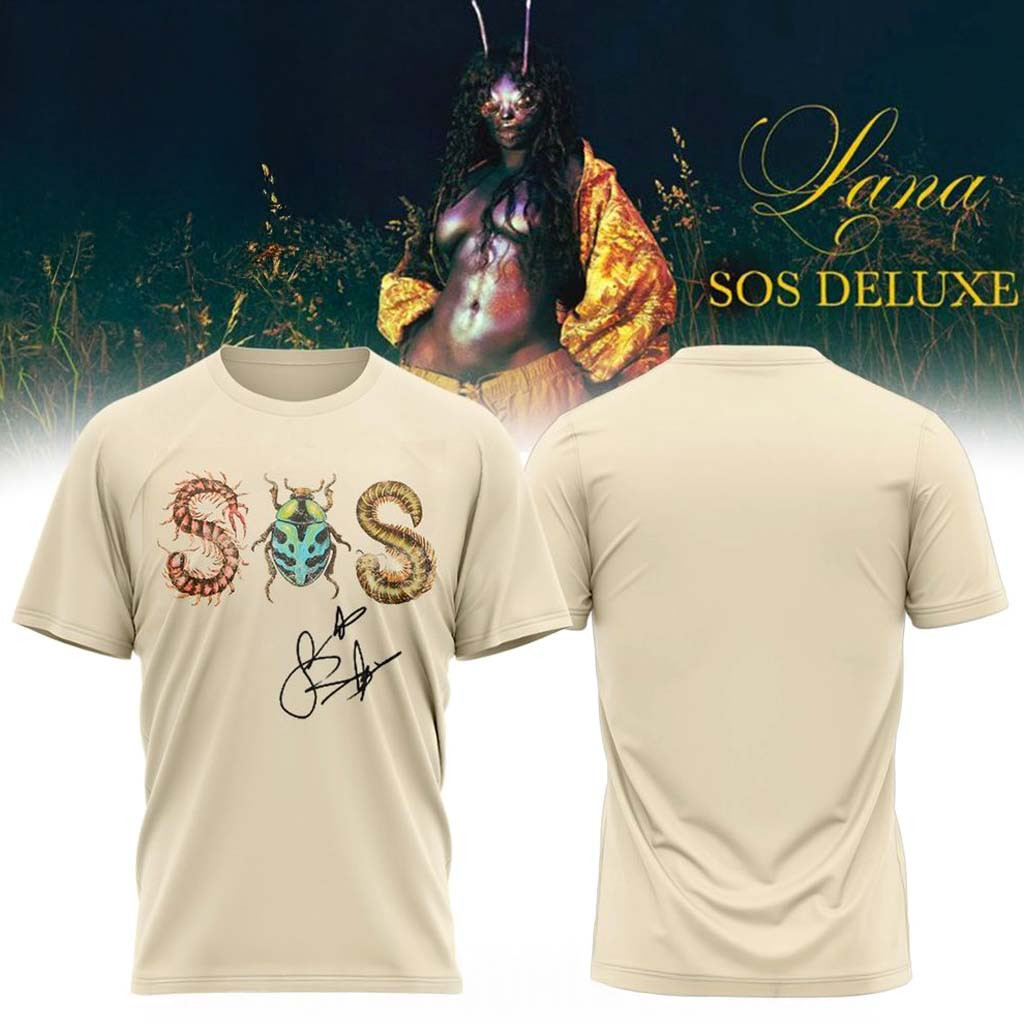 SZA SOS Deluxe LANA T-Shirt SZA Merch Gift Ideas For Music Lovers
