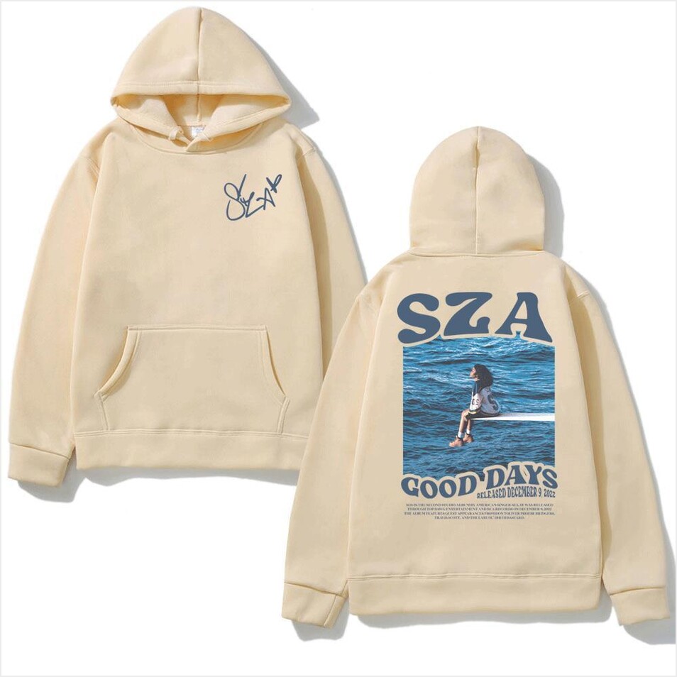 SZA SOS Good Days Hoodie Concert Tour SOS Music Album Print Hoodie Gifts For Her Merch Apparel SZA SOS Good Days Hoodie Concert Tour SOS Music Album Print Hoodie Gifts For Her Merch Apparel