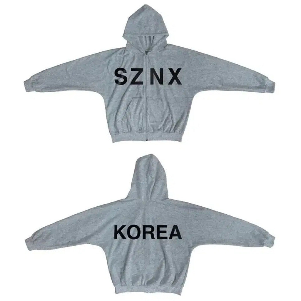 SZNX Hoodie Korea Zip Hoodie Gift Ideas For Boyfriend
