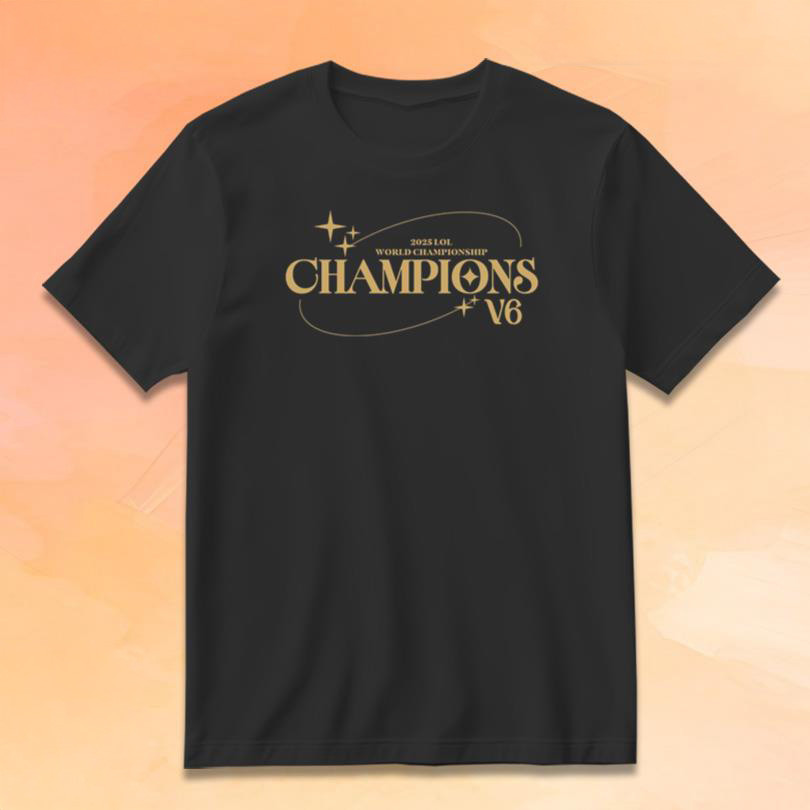 T1 Merch 2025 LOL World Championship V6 T-Shirt T1 Champions Shirt Gifts For Brothers T1 Merch 2025 LOL World Championship V6 T-Shirt T1 Champions Shirt Gifts For Brothers