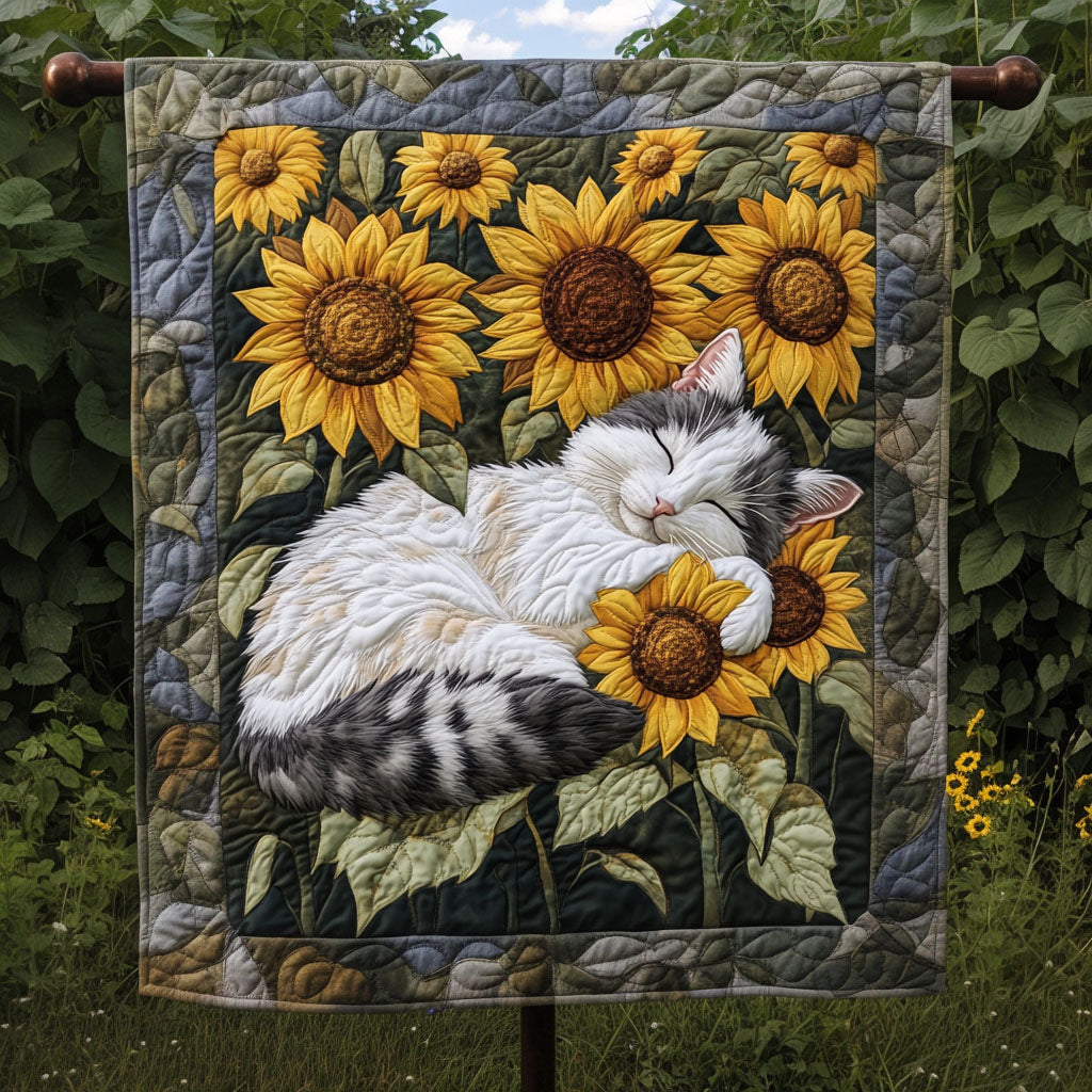 Tabby Tangles Quilted Blanket Presents For Cat Lovers