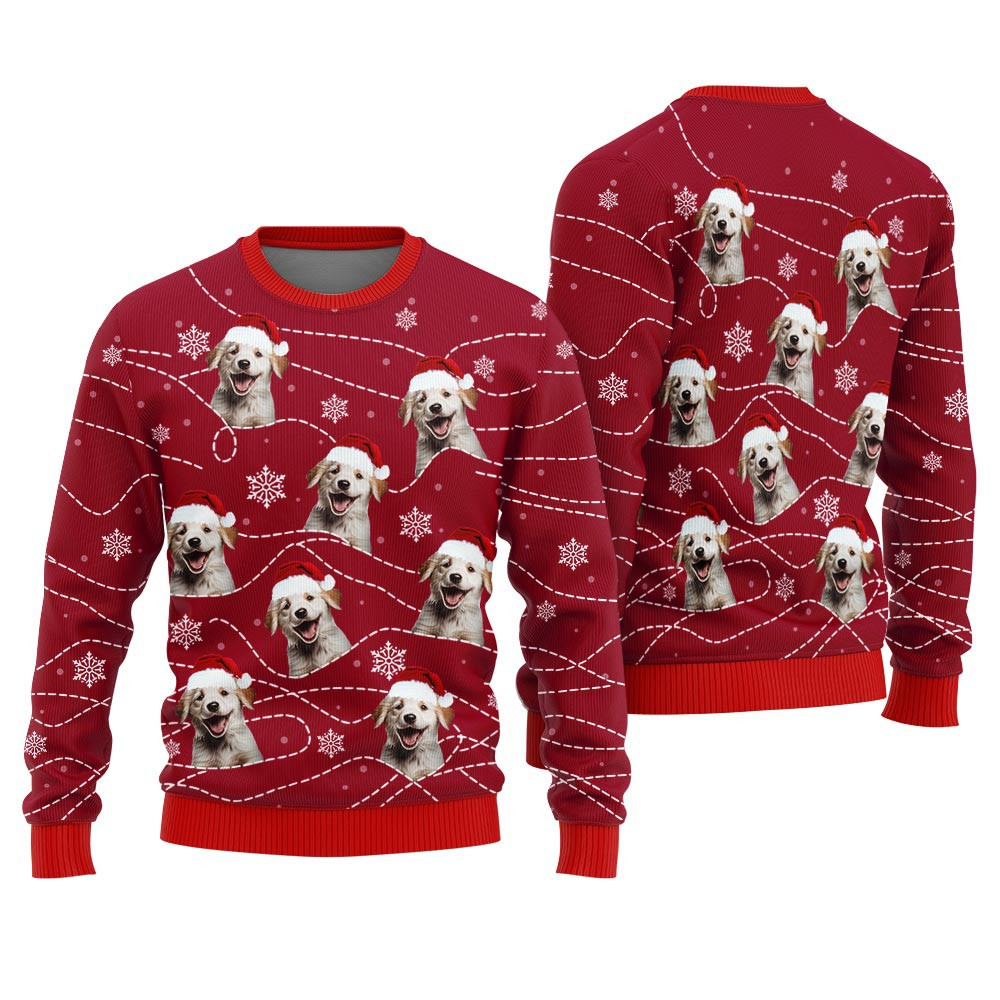 Tacky Custom Dog Christmas Sweater Womens Ugly Christmas Sweaters For Sale