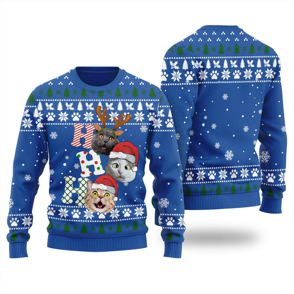 Tacky Personalized Pet Ugly Christmas Sweater Mens Good Christmas Gifts For Mom