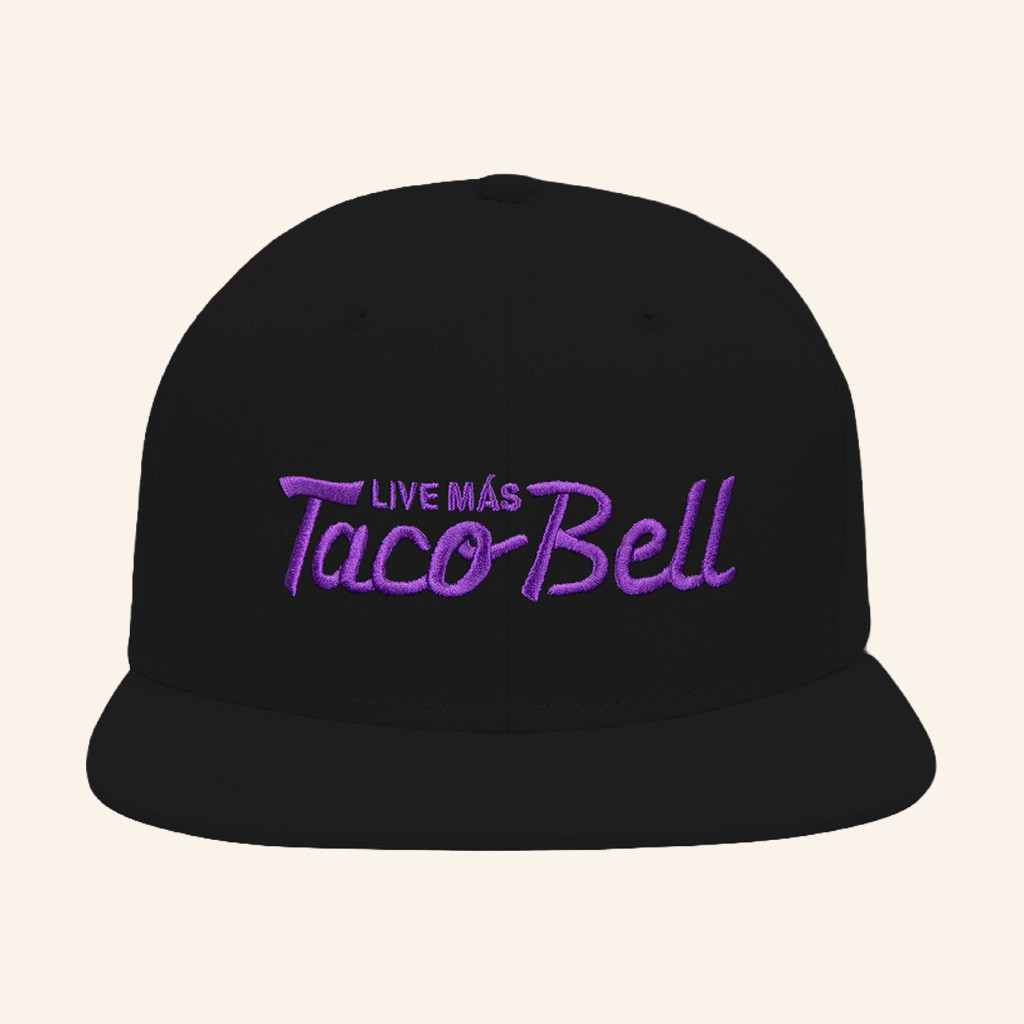 Taco Bell Merch Live Mas Taco Bell Embroidered Snapback Hat Christmas Gifts For Young Men Taco Bell Merch Live Mas Taco Bell Embroidered Snapback Hat Christmas Gifts For Young Men