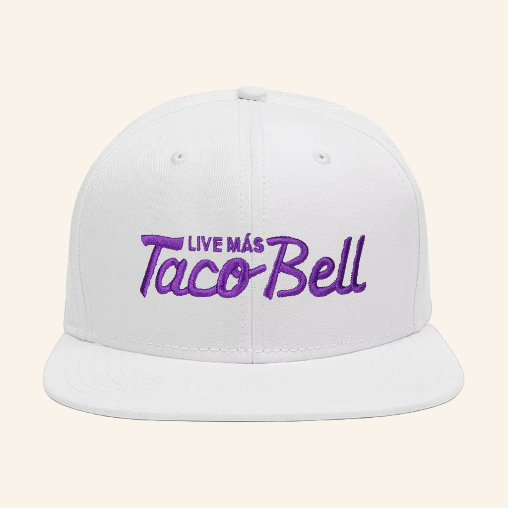 Taco Bell Merch Live Mas Taco Bell Snapback Hat Embroidered Best Christmas Gifts For Him Taco Bell Merch Live Mas Taco Bell Snapback Hat Embroidered Best Christmas Gifts For Him