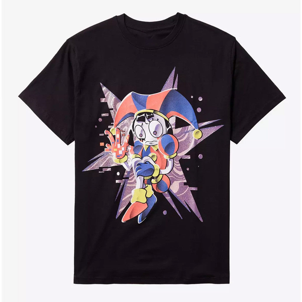 TADC Merch The Amazing Digital Circus Pomni Glitter T-Shirt The Amazing Digital Circus Merch TADC Merch The Amazing Digital Circus Pomni Glitter T-Shirt The Amazing Digital Circus Merch