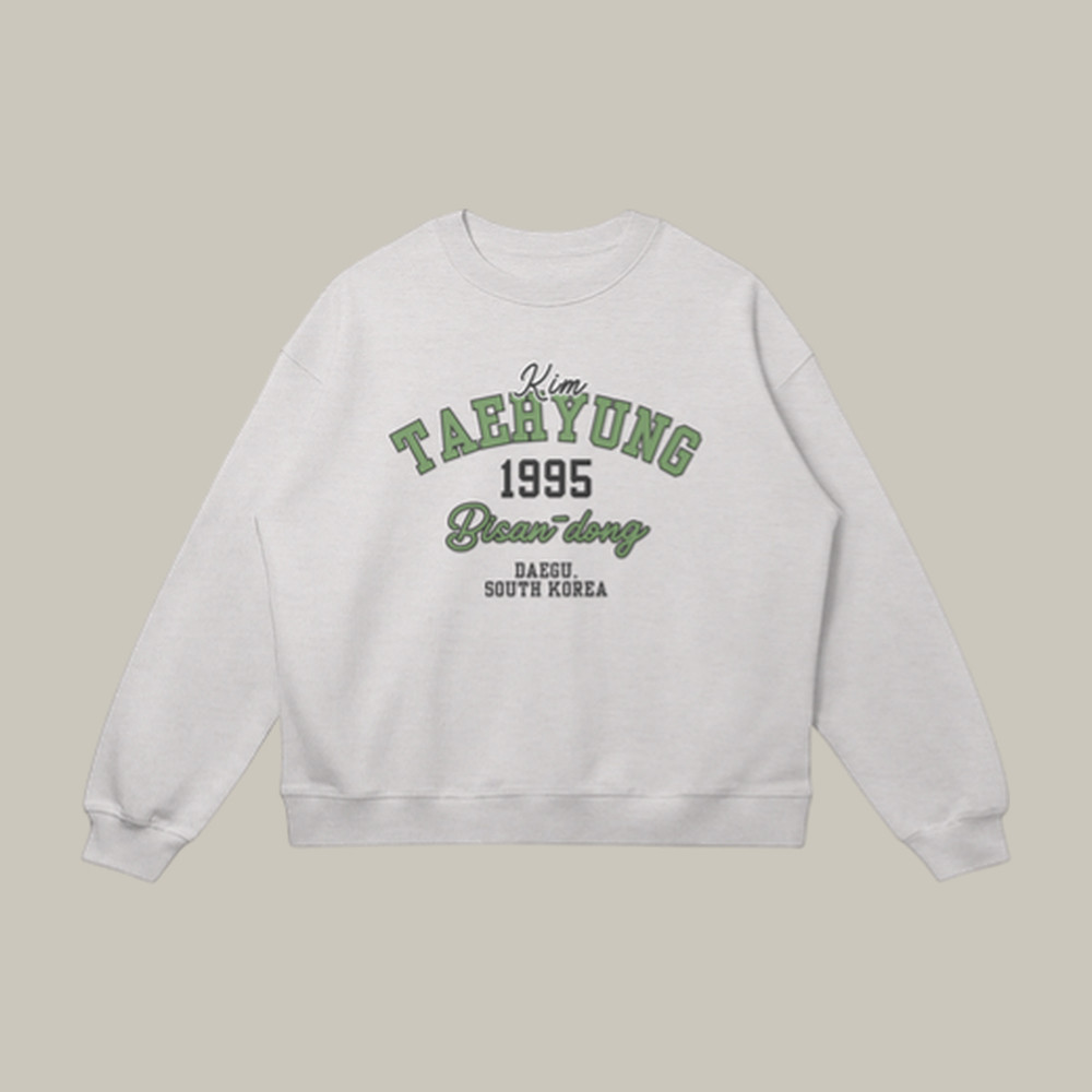 Taehyung Uni Sweatshirt BTS 2026 Comeback Apparel Present For Girlfriend