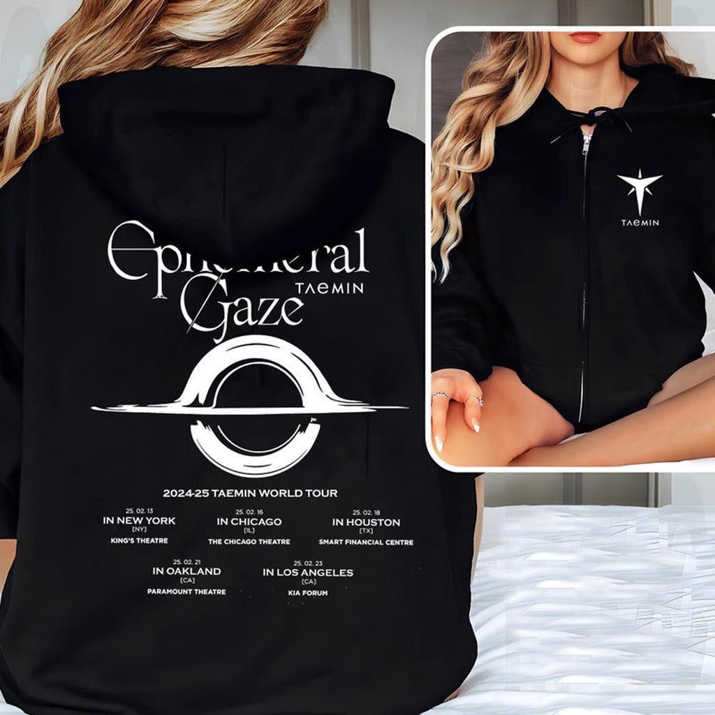 Taemin Ephemeral Gaze Zip Hoodie Ephemeral Gaze Taemin World Tour Hoodie Her Gifts Taemin Ephemeral Gaze Zip Hoodie Ephemeral Gaze Taemin World Tour Hoodie Her Gifts