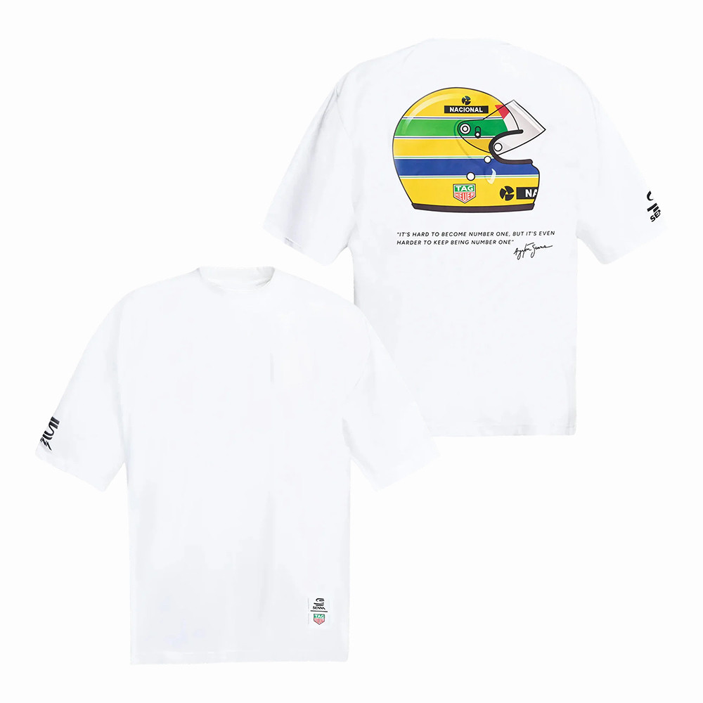 TAG Heuer x Senna Badge T-Shirt Miami Grand Prix 2026 Merch Formula Lover Gift