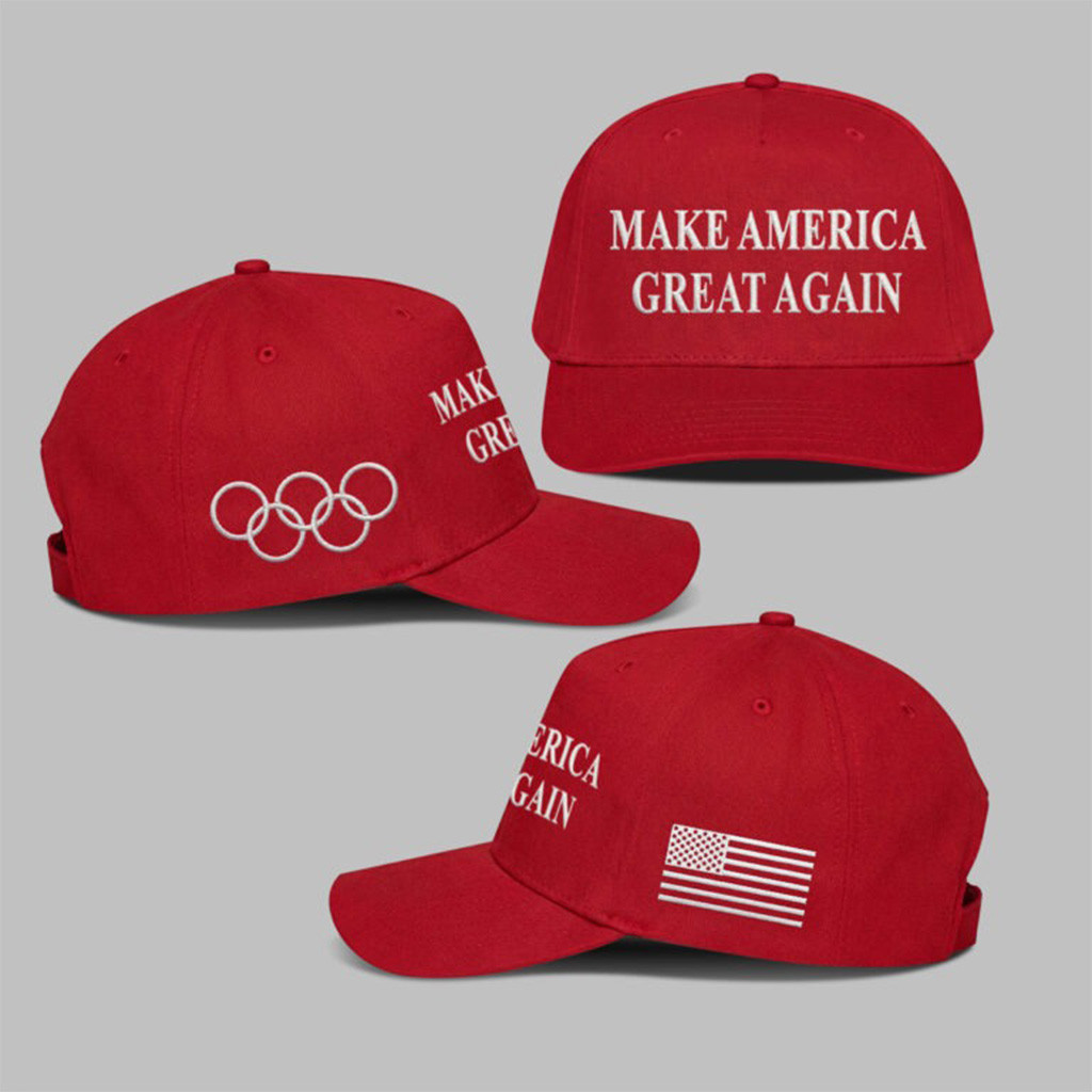Tage Thompson MAGA Hat Embroidered Winter Olympic 2026 Hat Make America Great Again Merch