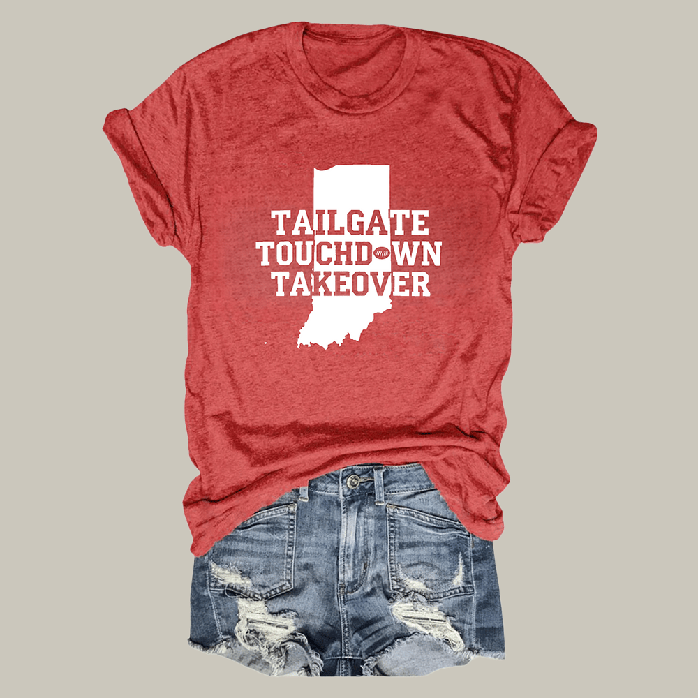 Tailgate Touchdown Takeover Hoosiers T-Shirt IU Football National Champions Merchandise