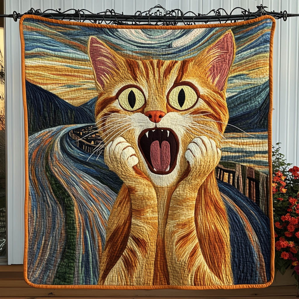 Tailspin Treasures Quilted Blanket Cat Christmas Gifts