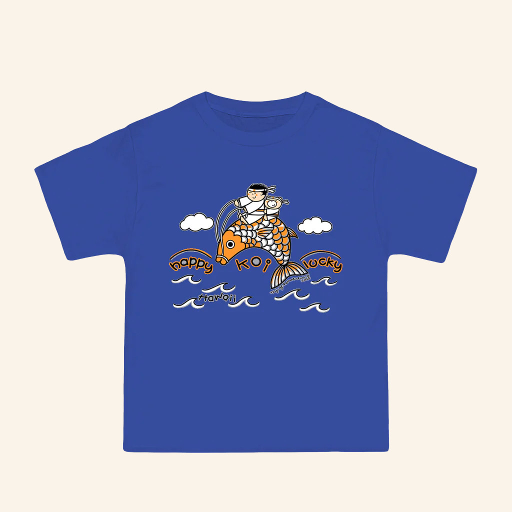 Taj Clubhouse Merch Happy Koi Lucky T-Shirt Birthday Gifts For Besties