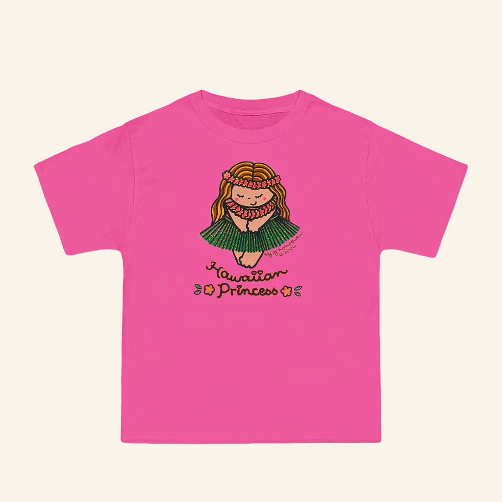 Taj Clubhouse Merch Hawaiian Princess T-Shirt Hula Girl Shirt Gifts For Wife