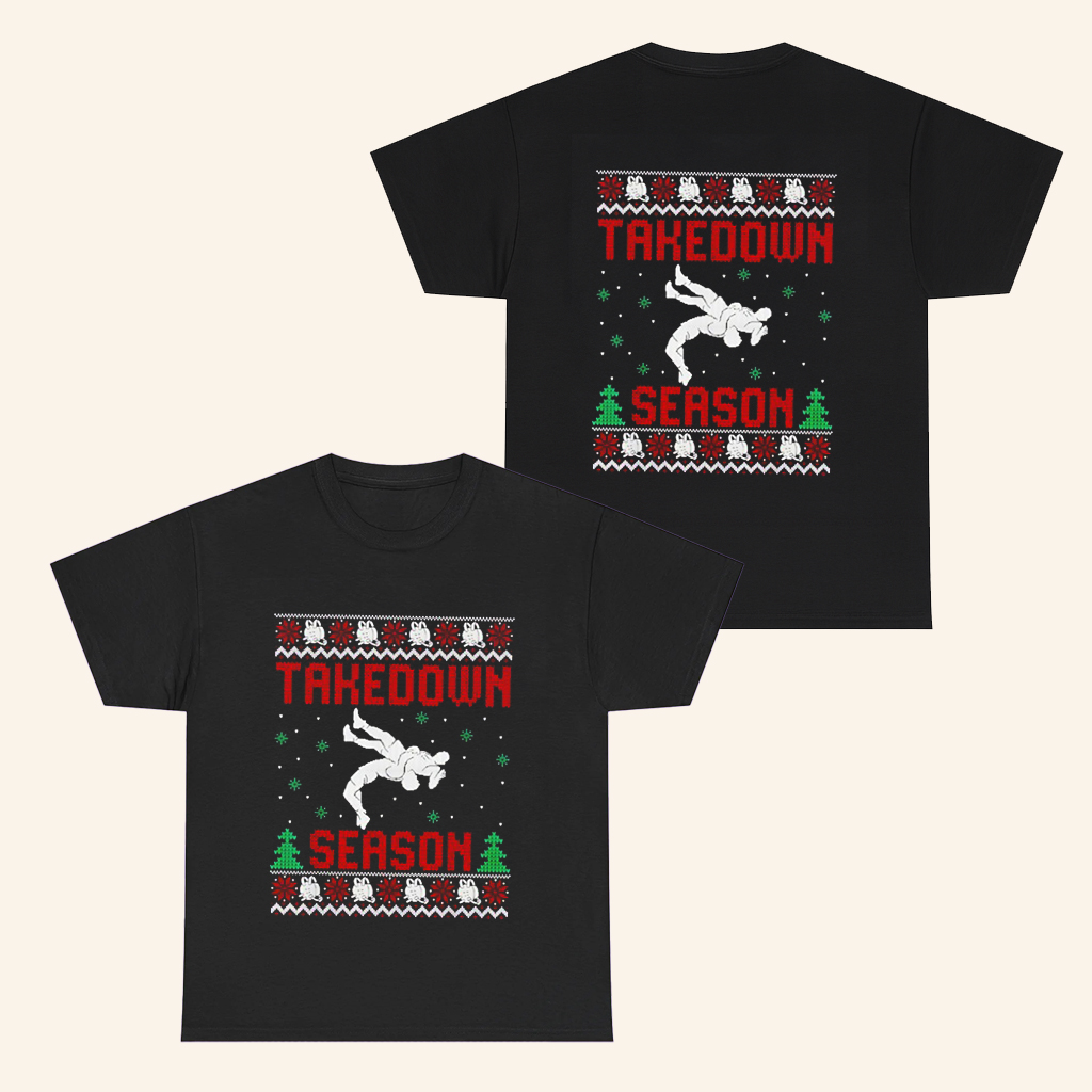 Takedown Season Guys Wrestling Black T-Shirt Christmas Gifts For Boyfriend Takedown Season Guys Wrestling Black T-Shirt Christmas Gifts For Boyfriend