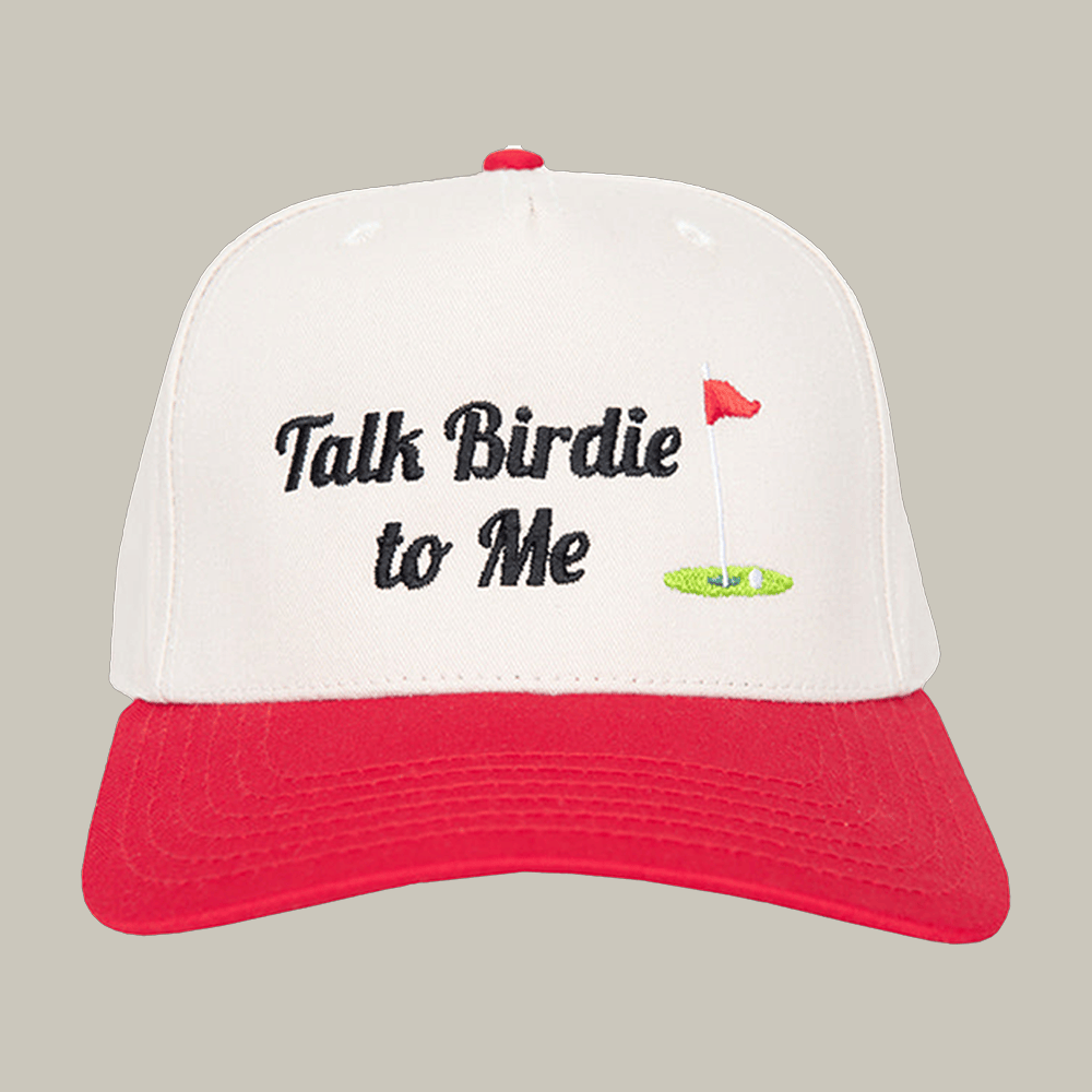Talk Birdie To Me Golf Hat Witty Sayings Cap Funny Gift For Golfers