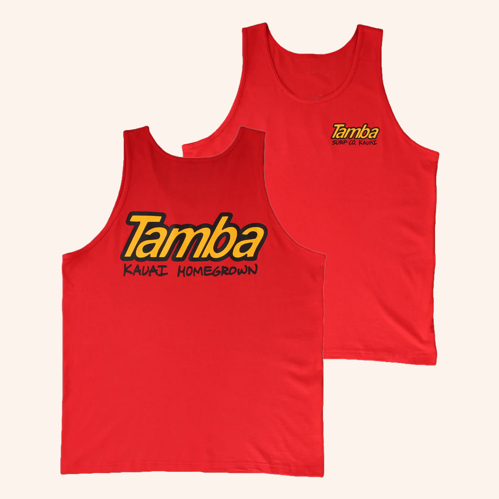 Tamba Merch Tamba Kauai Homegrown Red Tank Top Christmas Presents For Son Tamba Merch Tamba Kauai Homegrown Red Tank Top Christmas Presents For Son