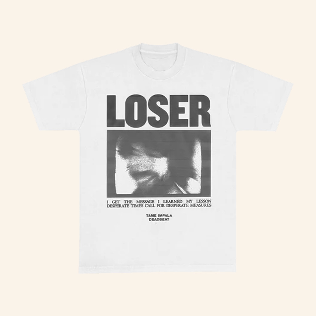 Tame Impala Merch Signed Loser T-Shirt Christmas Presents For Music Lovers Tame Impala Merch Signed Loser T-Shirt Christmas Presents For Music Lovers