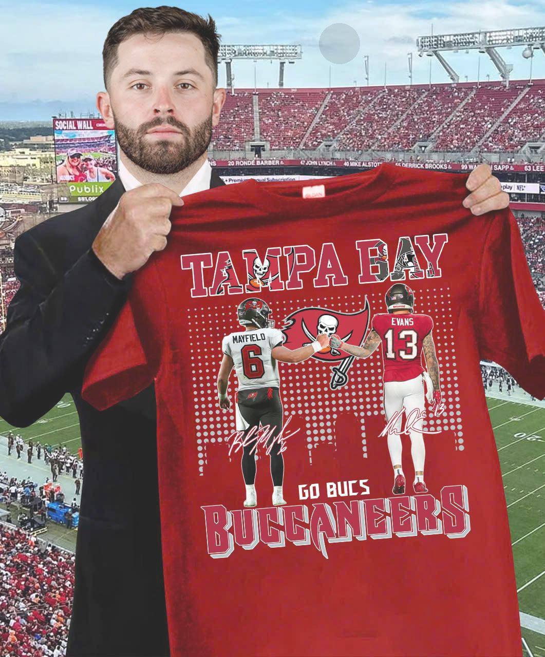 Tampa Bay Buccaneers Go Bucs T-Shirt Gift Ideas For Football Lovers