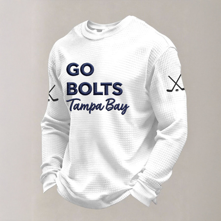 Tampa Bay Lightning Hockey Team Long Sleeve Shirt Game Day Clothing Good Gift For Men