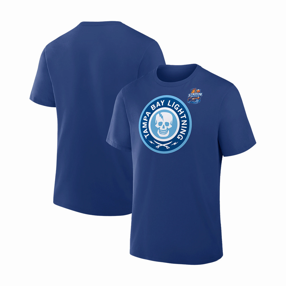 Tampa Bay Lightning NHL Stadium Series Secondary Logo T-Shirt Hockey Clothes Best Fan Gear