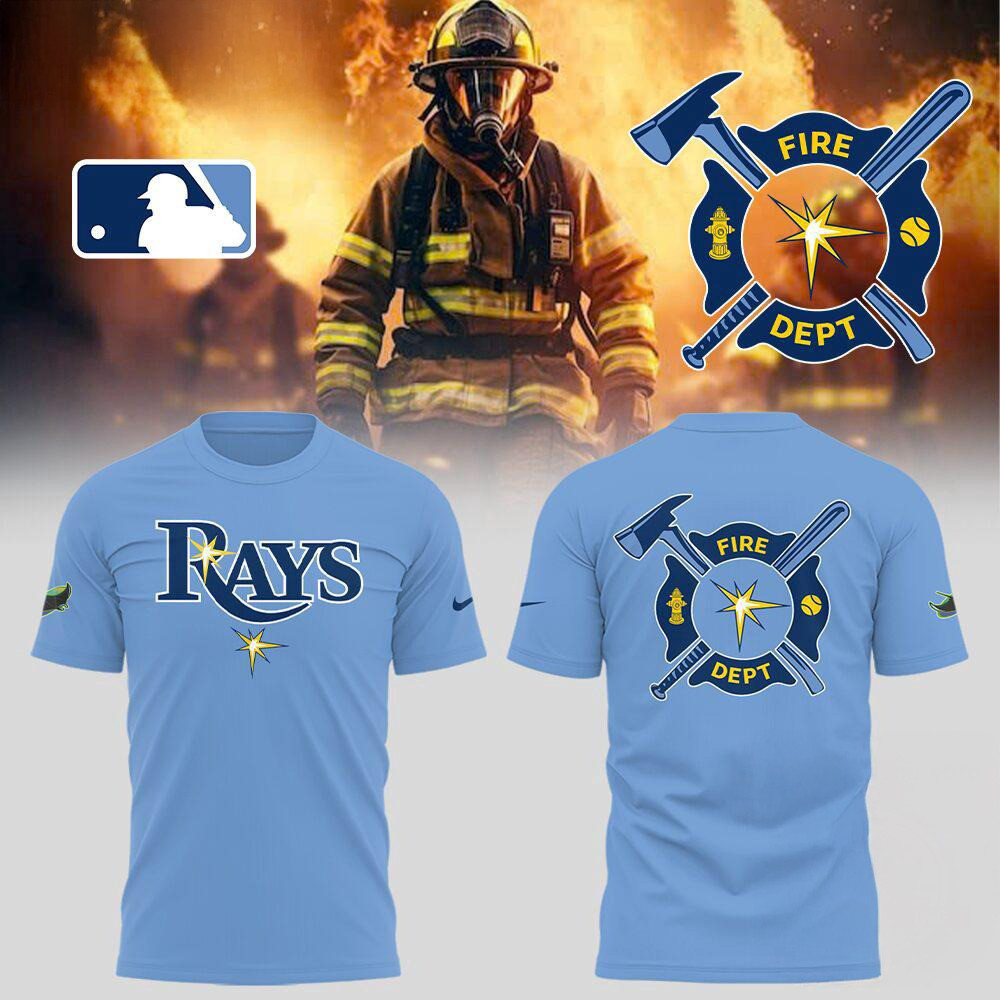 Tampa Bay Rays x Firefighter Appreciation Night 3D Print Shirt Basketball Enthusiast Gifts