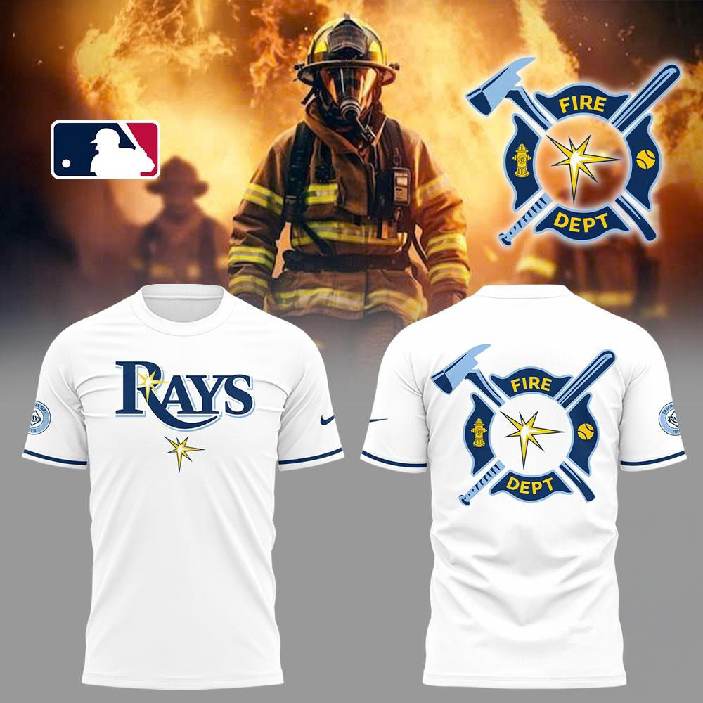 Tampa Bay Rays x Firefighter Appreciation Night White Shirt Best Gift For A Basketball Fan