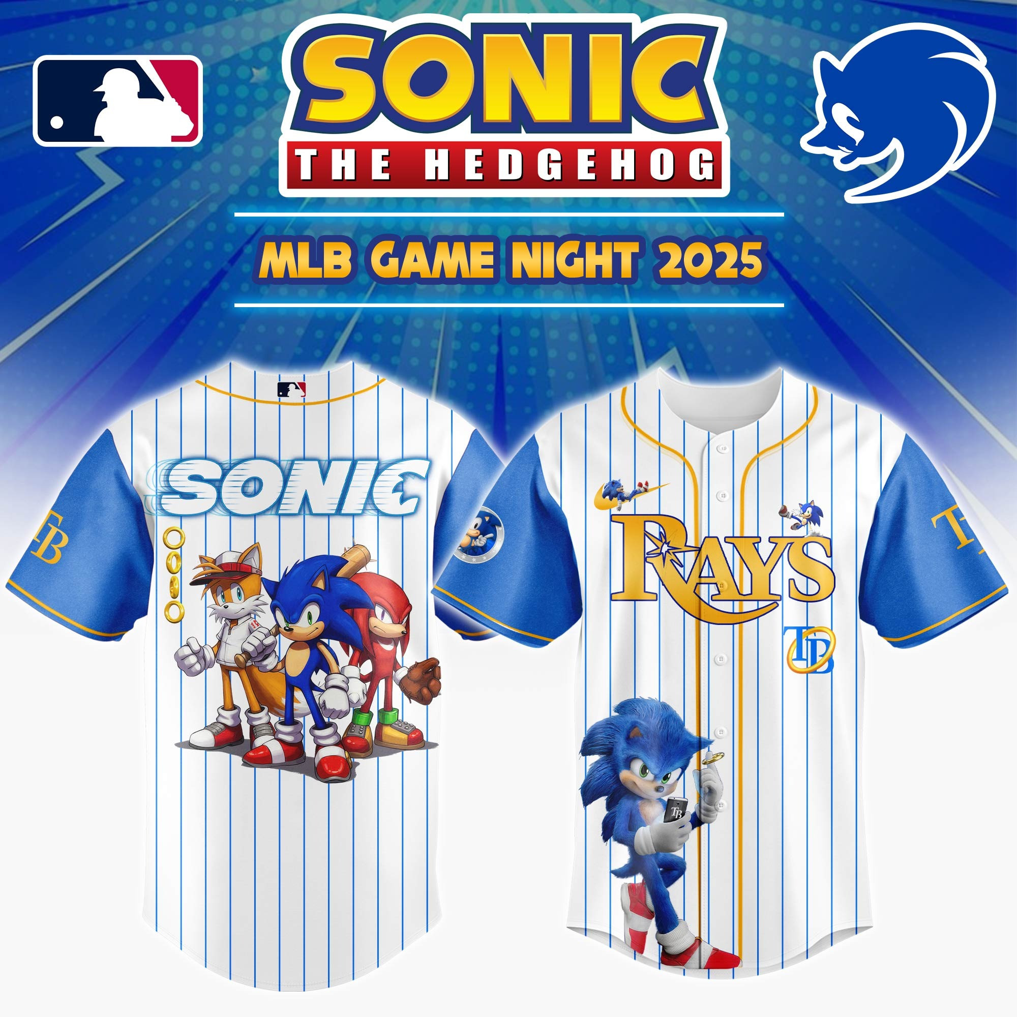 Tampa Bay Rays x Socnic Game Night Jersey 2025 Presents For Baseball Lovers