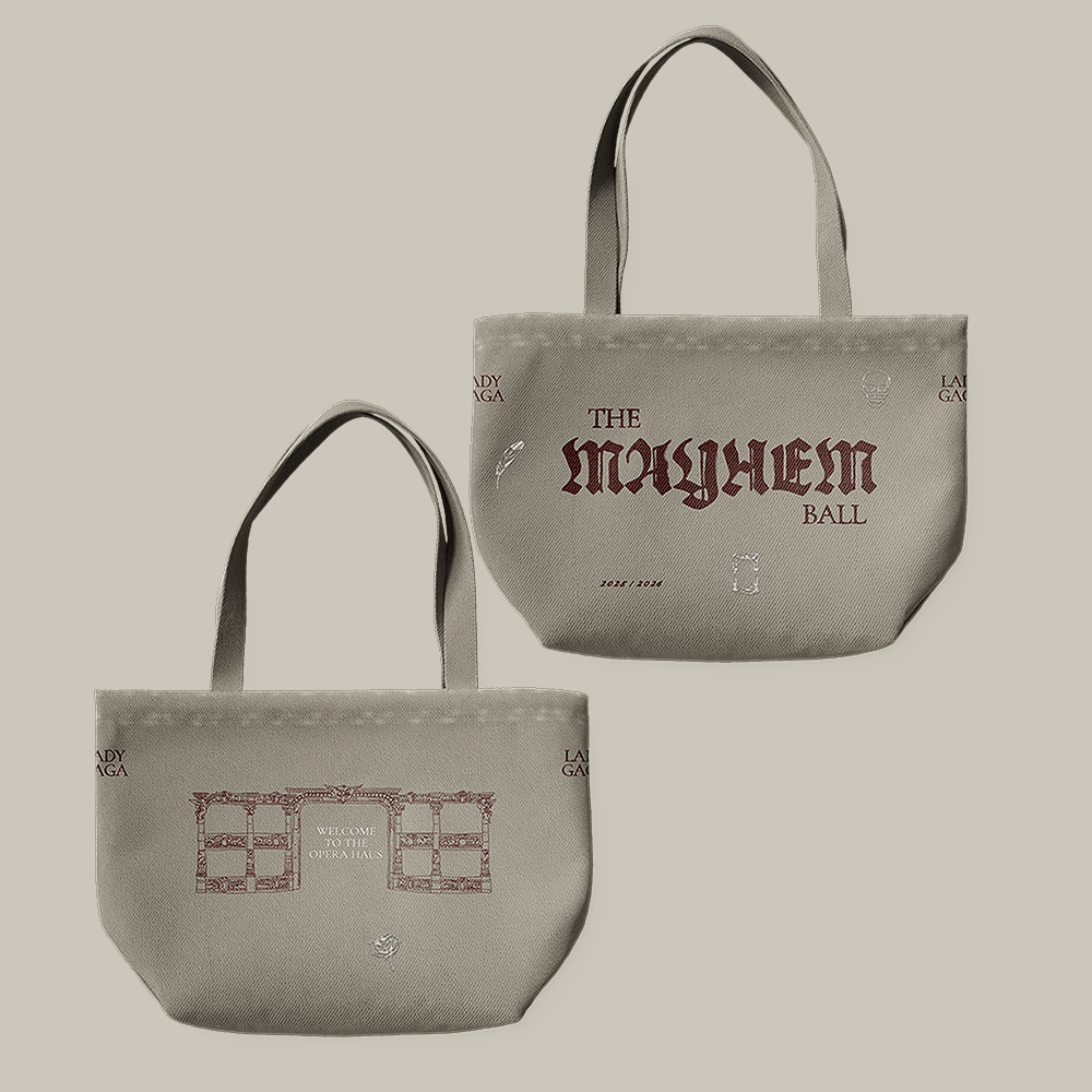 Tan Opera Haus Lady Gaga Tote Bag The Mayhem Ball Tour Lady Gaga Merch Best Fan Gift