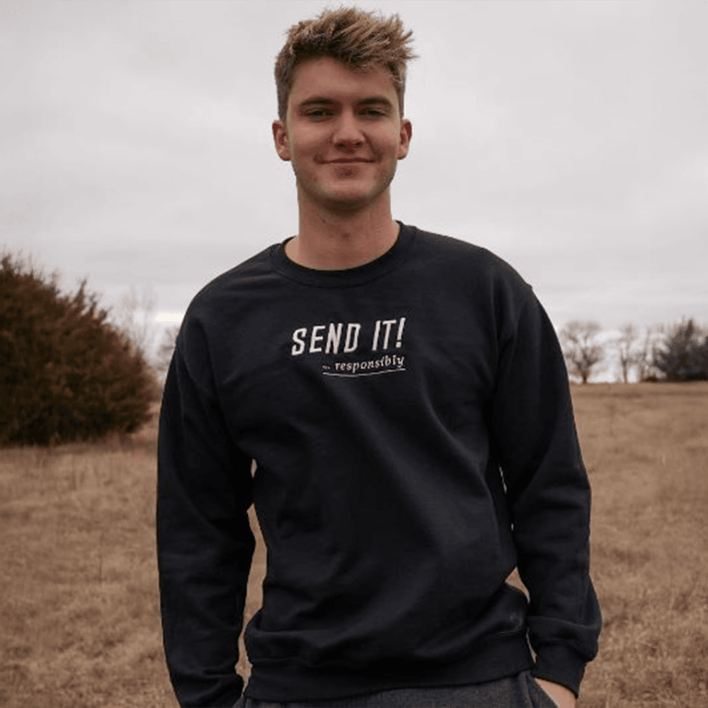 Tanner Braungardt Merch Send It Sweatshirt Father's Day Gifts For YouTuber Fans