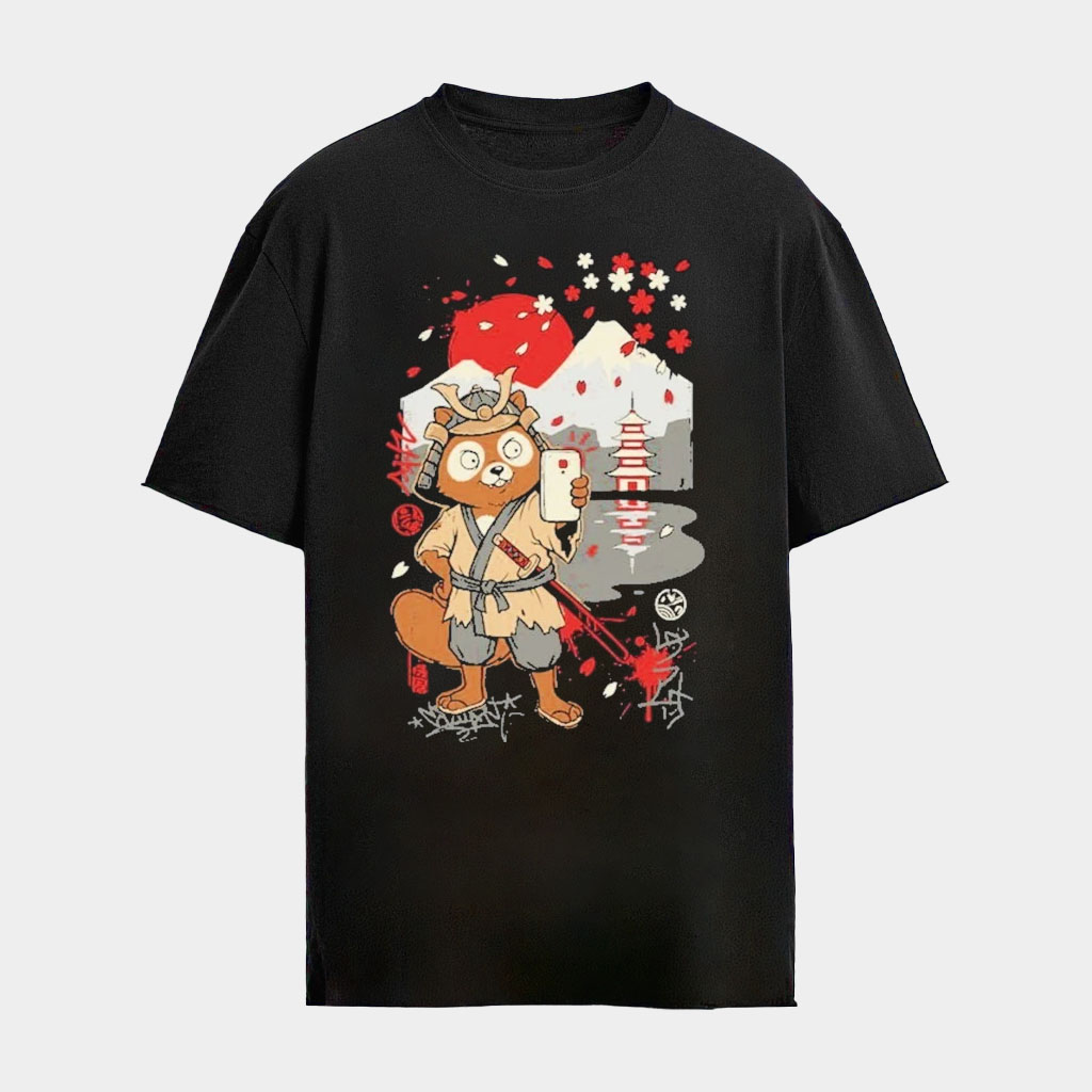 Tanuki Samurai Selfie Shirt Unique Birthday Gift For Husband Tanuki Samurai Selfie Shirt Unique Birthday Gift For Husband