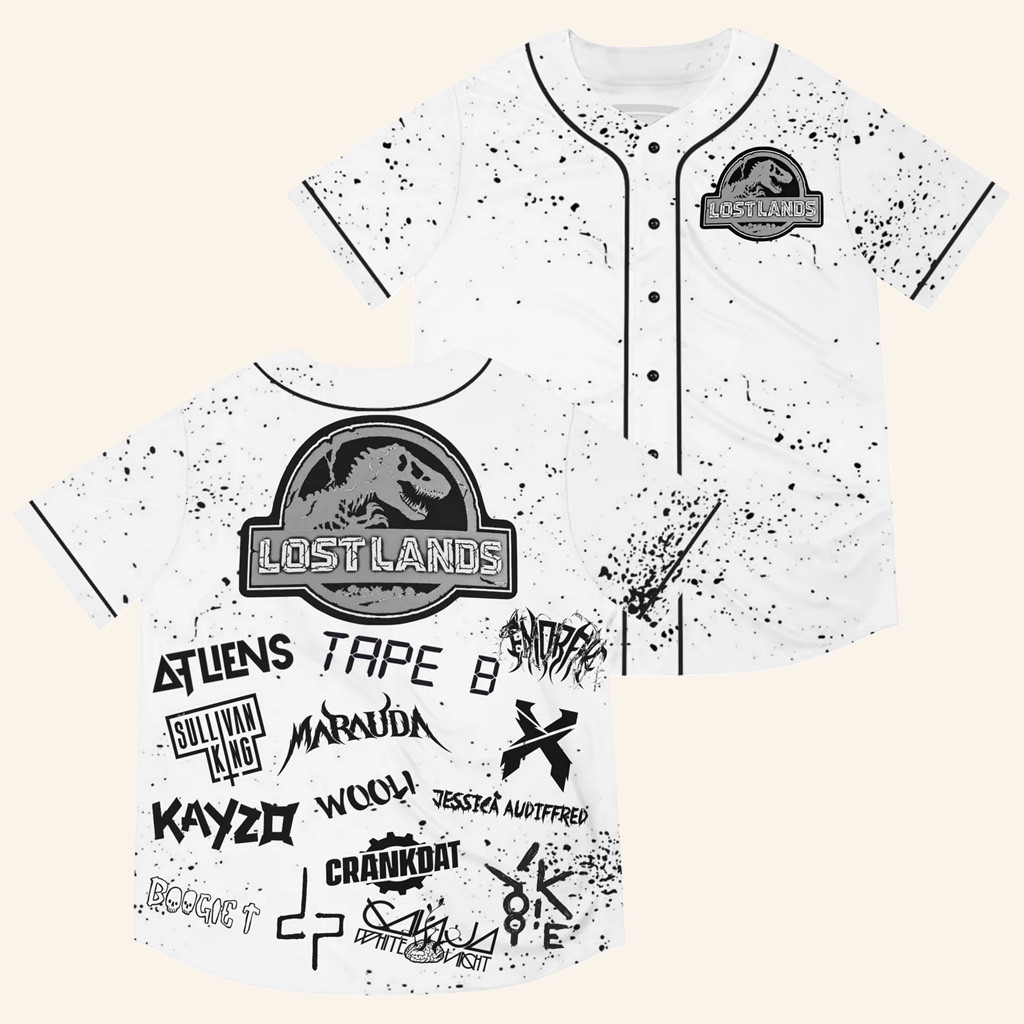 Tape B Merch Lost Lands Baseball Jersey Christmas Gifts For DJ Fans