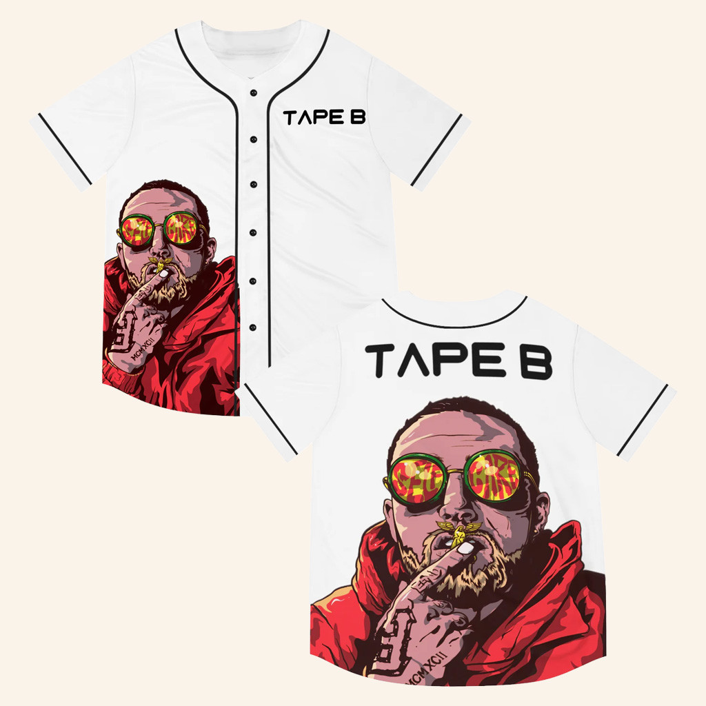 Tape B Merch Tape B Baseball Jersey Best Christmas Gifts For DJ Fans