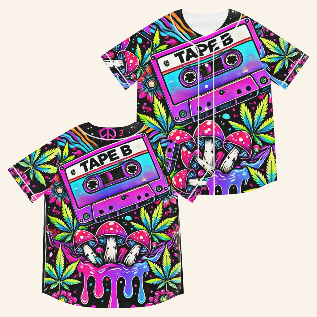 Tape B Merch Tape B Baseball Jersey EDM Jersey Christmas Gifts For Husband