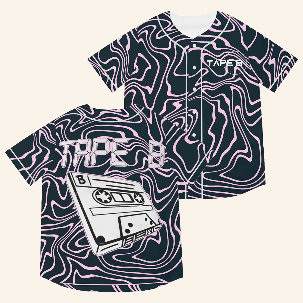 Tape B Merch Tape B Baseball Jersey Rave Jersey Birthday Presents For Boyfriend