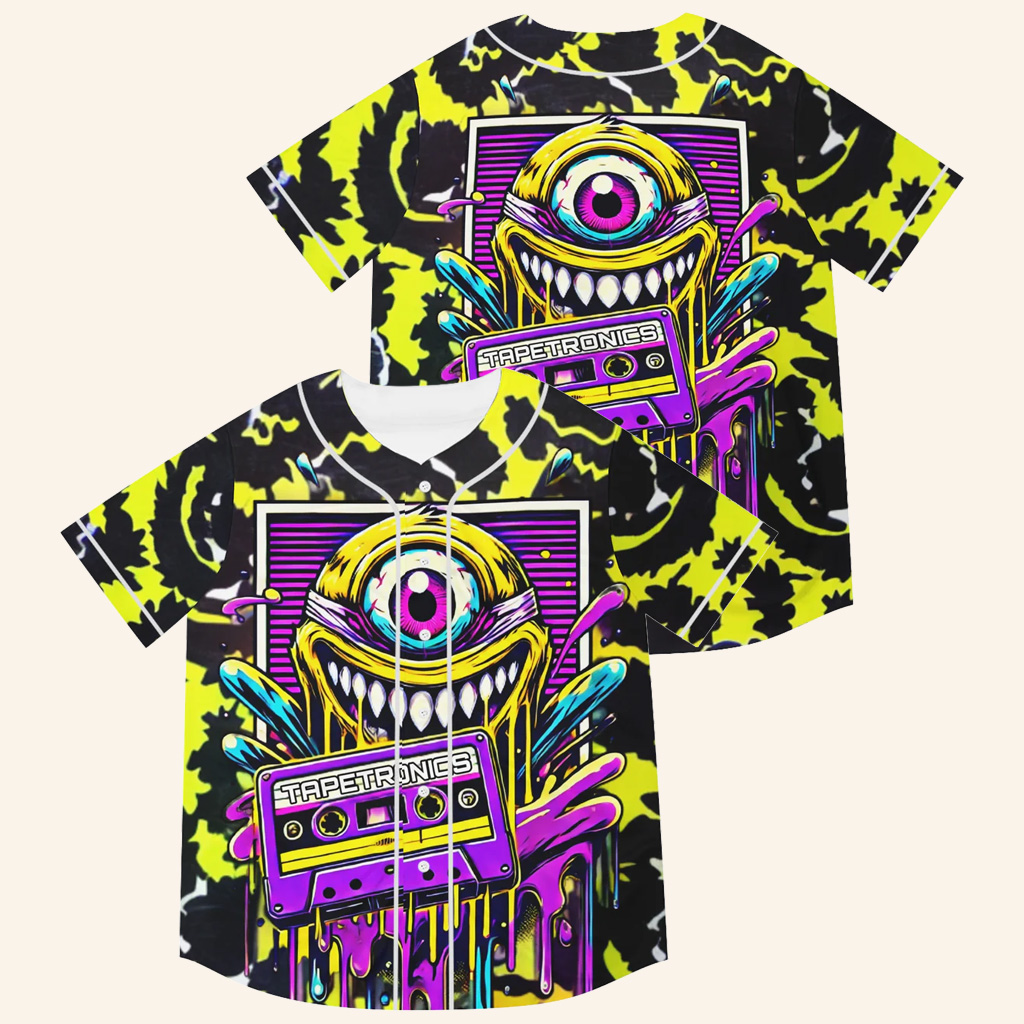 Tape B Merch Tape B Baseball Jersey Subtronics Jersey Cyclops Cove Merch Gifts For Fans