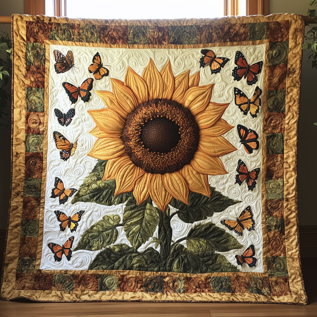Tapestry Of Sunshine Quilt Warm and Stylish Quilt Blanket for Winter Nights