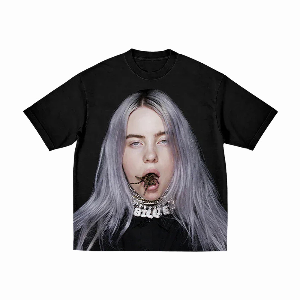Tarantula Mouth Billie Eilish T-Shirt Hit Me Solf And Hard Billie Eilish Lover Merch Present For Fans