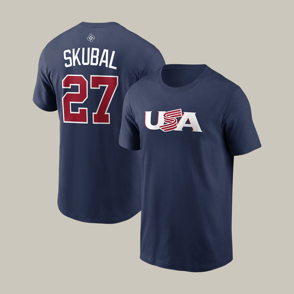 Tarik Skubal USA World Baseball Classic 27 T-Shirt Game Day Shirt Baseball Lover Gifts