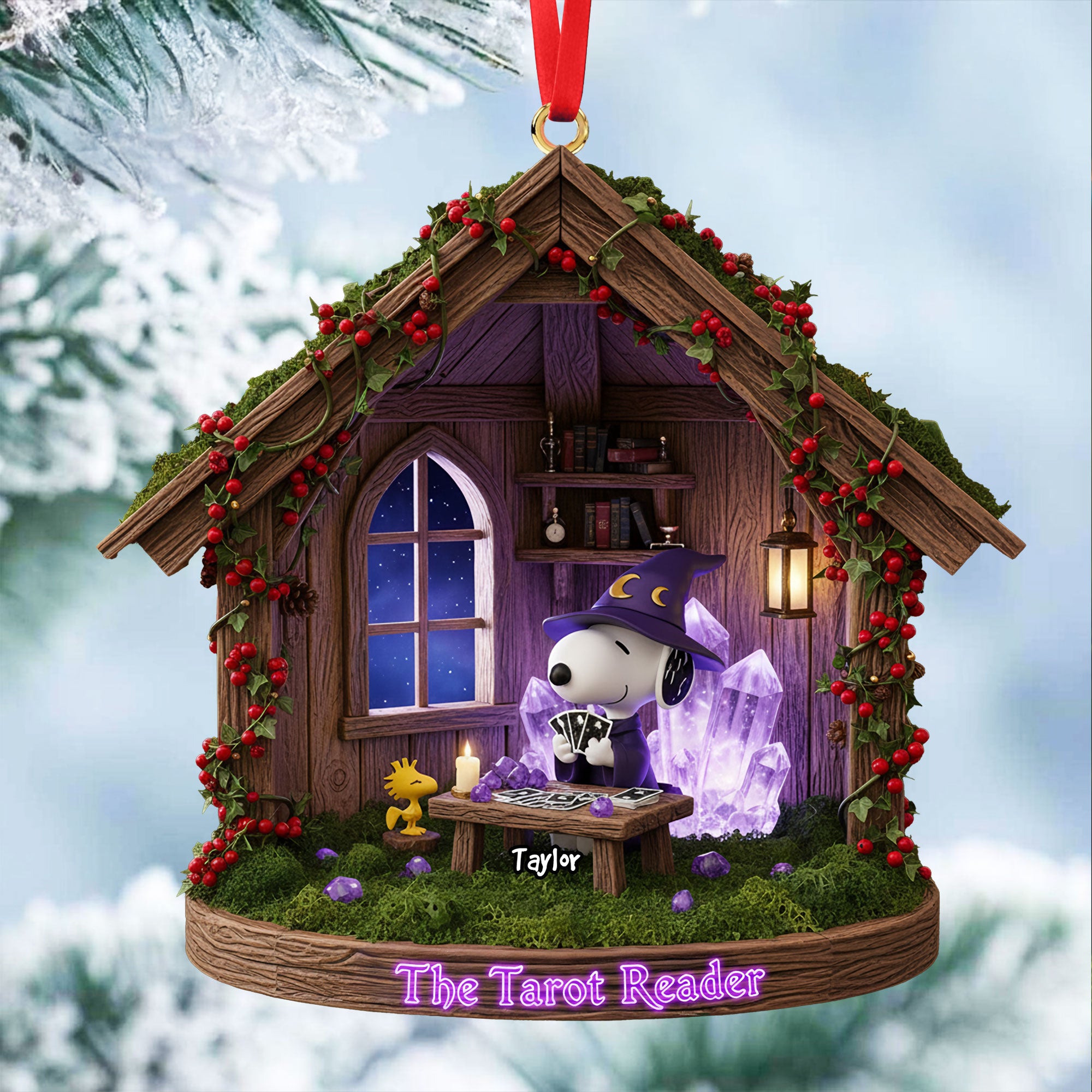Tarot Reader Ornament - Personalized Gift For Tarot Reader Christmas Ornament - Xmas Home Decoration Gift