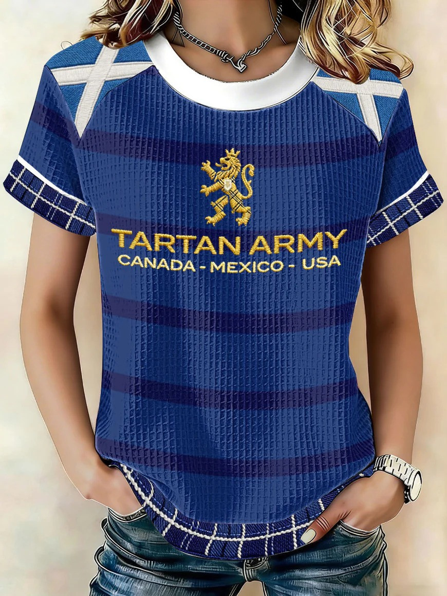 Tartan Army Scotland T-Shirt Canada Mexico USA 2026 Fan Gear World Cup Gift For Soccer Supporters