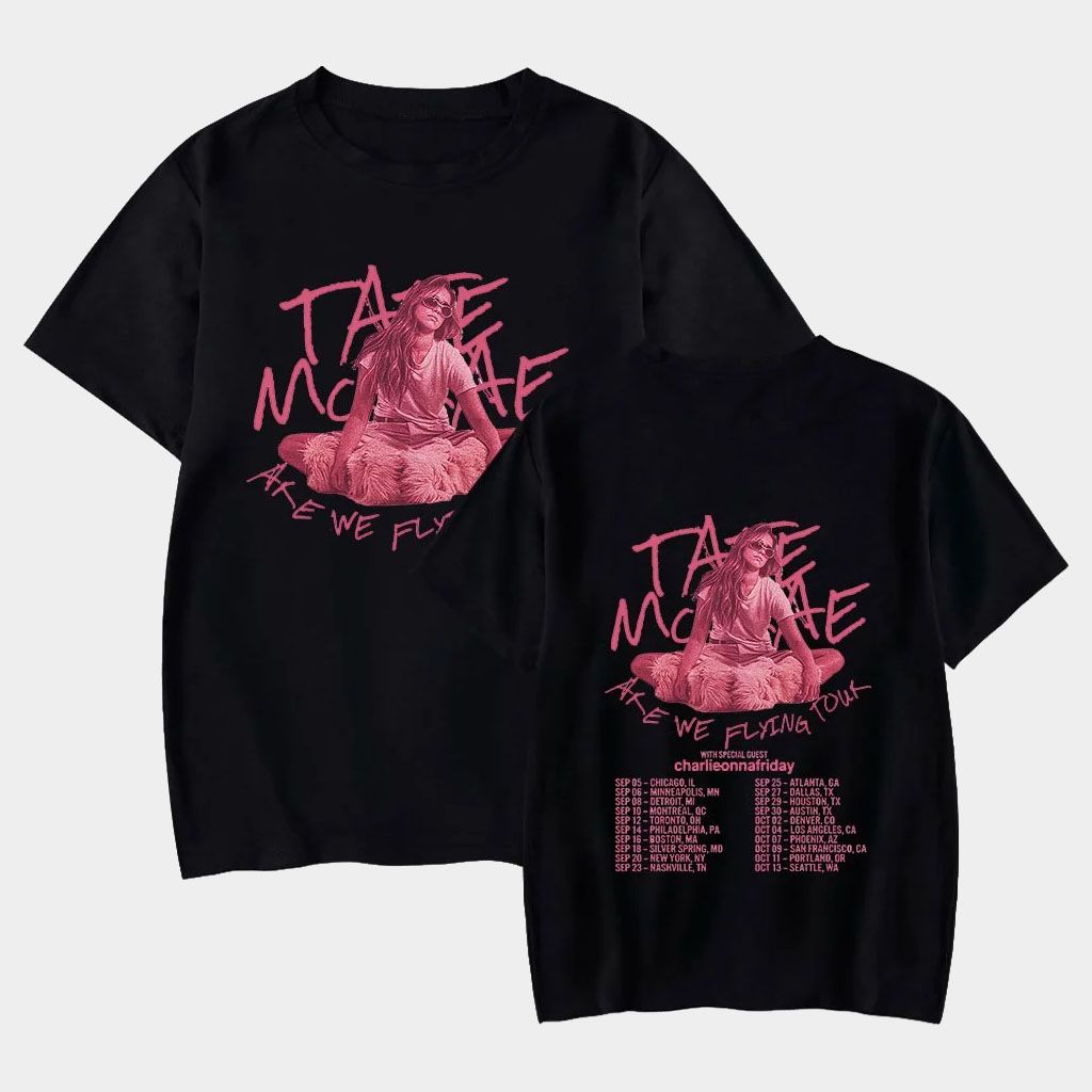 Tate McRae Merch Are We Flying Concert T-Shirt Birthday Gift For Sister Tate McRae Merch Are We Flying Concert T-Shirt Birthday Gift For Sister