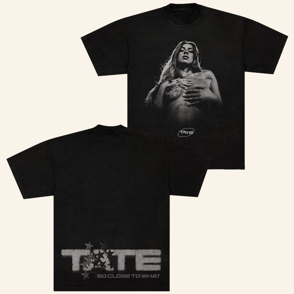 Tate Mcrae Merch Onmyhands Black T-Shirt Gifts For Her Tate Mcrae Merch Onmyhands Black T-Shirt Gifts For Her