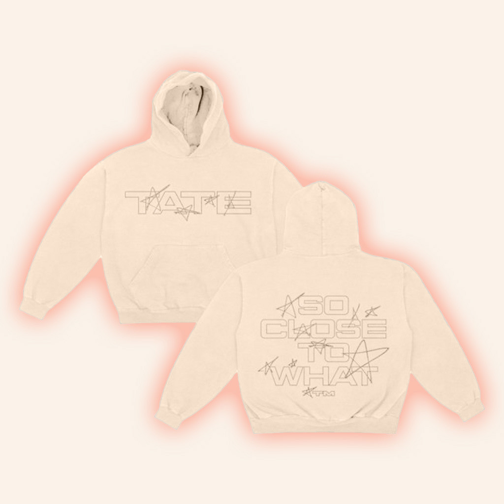 Tate Mcrae Merch Stars Gray Hoodie Birthday Ideas For Wife Tate Mcrae Merch Stars Gray Hoodie Birthday Ideas For Wife