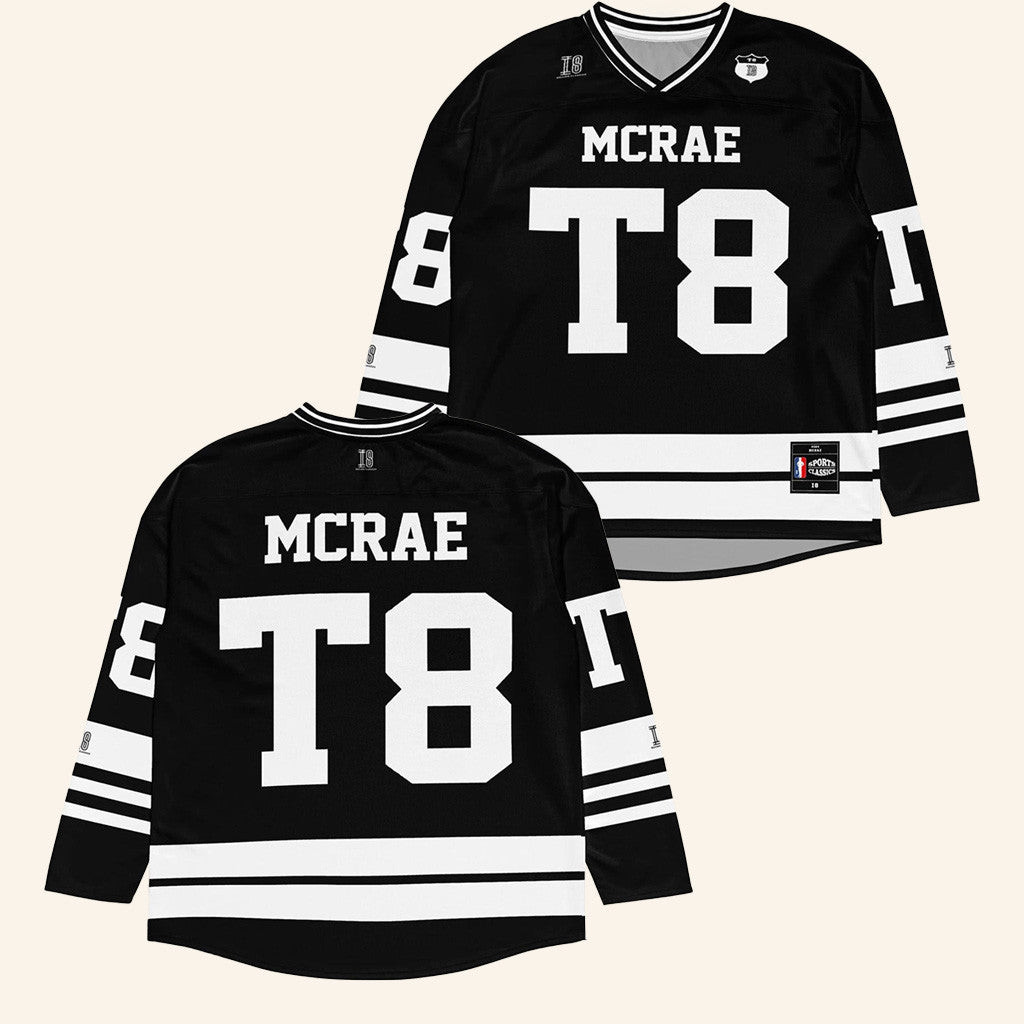 Tate Mcrae Merch Tate Mcrae Jersey T8 Mcrae Jersey Black Gifts For Fans Tate Mcrae Merch Tate Mcrae Jersey T8 Mcrae Jersey Black Gifts For Fans