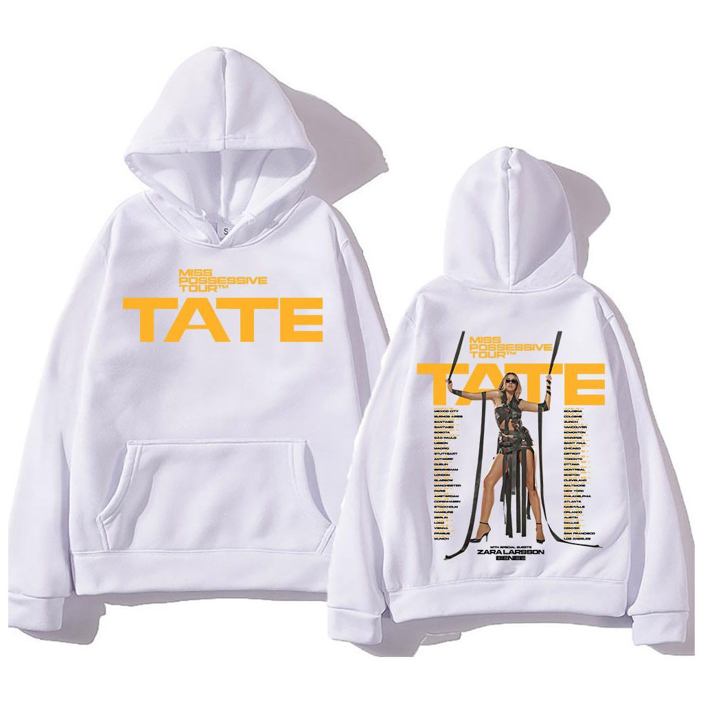Tate McRae Merch Tate McRae Miss Possessive Tour Hoodie Birthday Gift For Sister