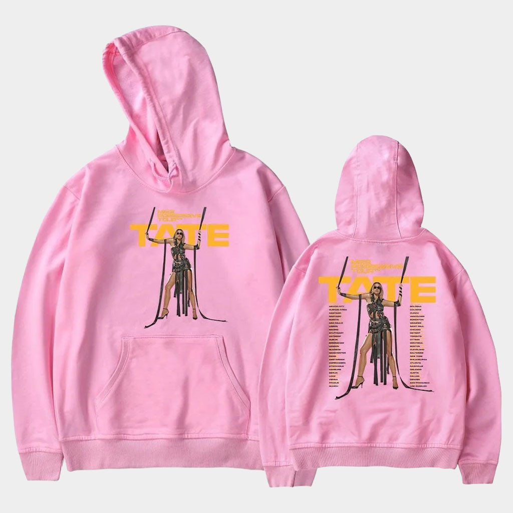 Tate McRae Merch Tate McRae Miss Possessive Tour Hoodie Birthday Gifts For Music Lovers