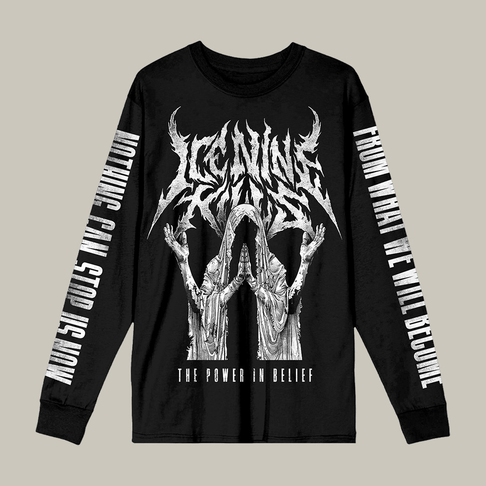 Tattoo Reaper Ice Nine Kills Long Sleeve Shirt The Power In Belief Ice Nine Kills Clothing Line