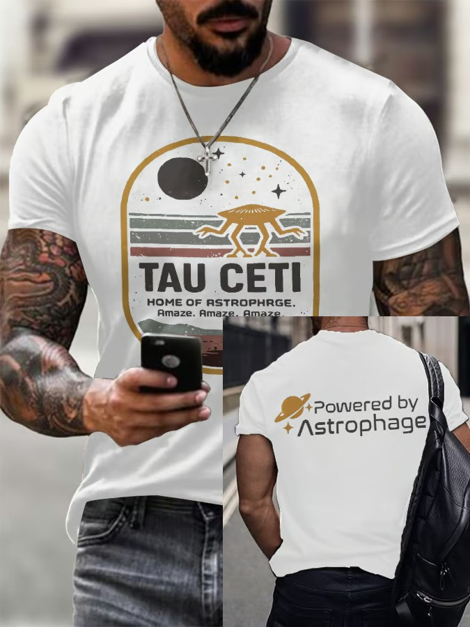 Tau Ceti Mission T-Shirt Project Hail Movie Astrophage Sci Fi Gift For Movie Fans