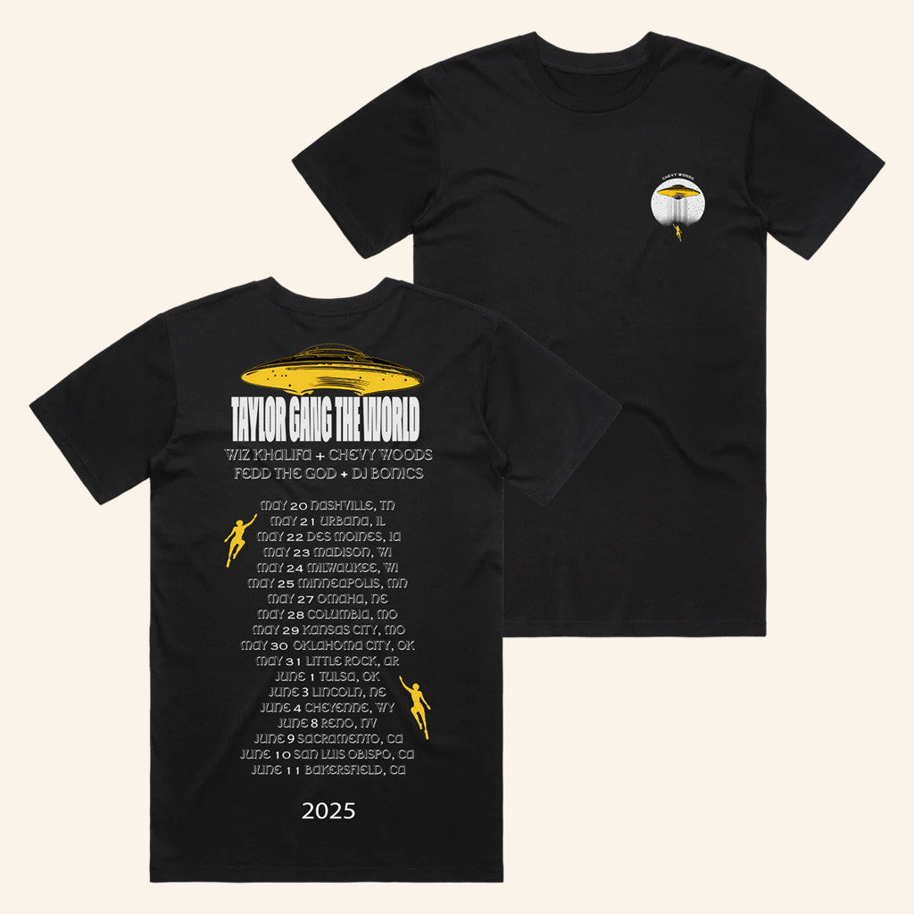 Taylor Gang Merch Chevy Woods TGTW Tour T-Shirt Gifts For Dudes Taylor Gang Merch Chevy Woods TGTW Tour T-Shirt Gifts For Dudes